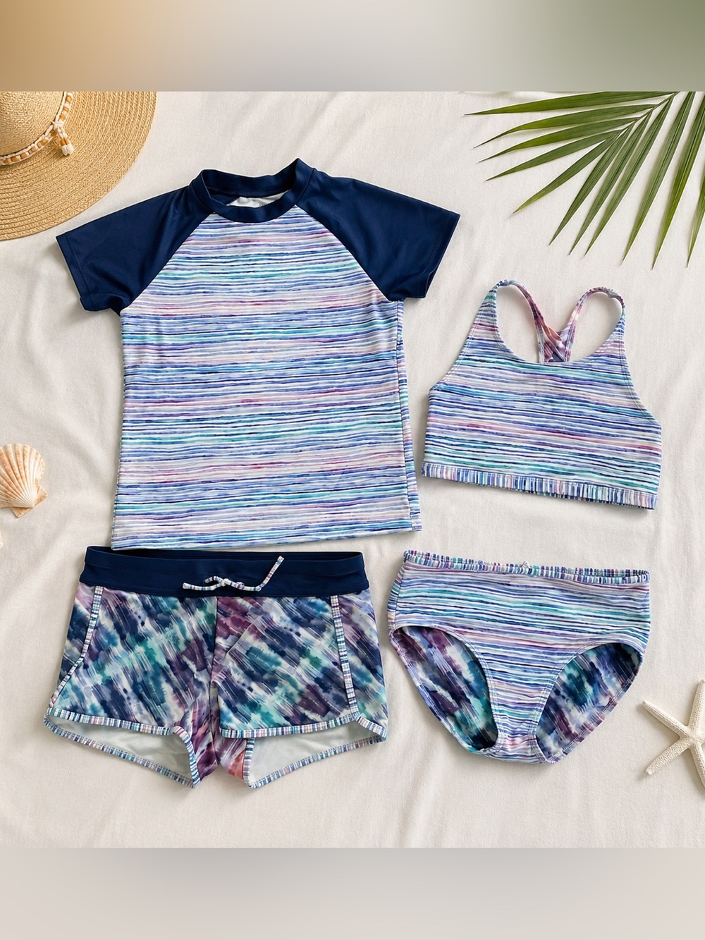 Athleta Girl Mix & Match Swim Bundle 4 Pieces Size 16